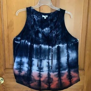 Sonoma PXL tie dyed tank top